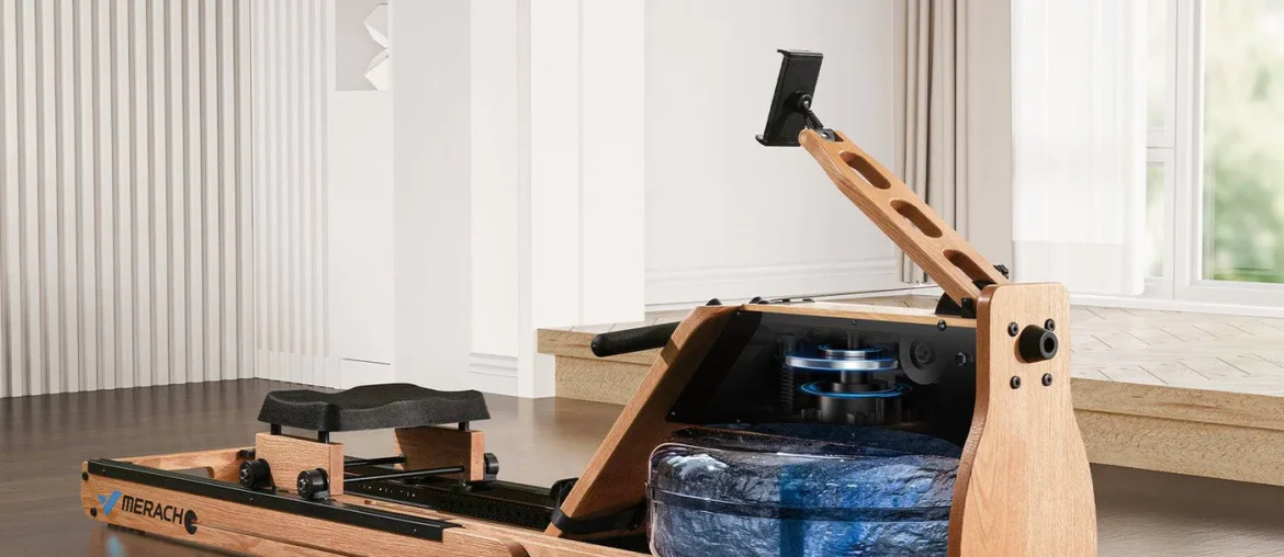 Merach 950 Dual resistance Wood Rower